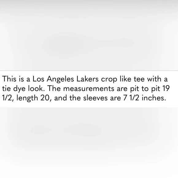🆕 LAKERS NBA TEE (L) - Picture 4 of 5